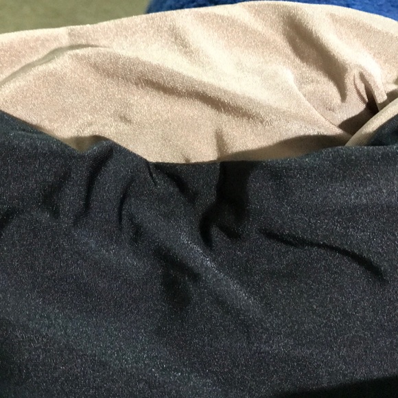 Good American Bikini Good Band Reversible Swim Bandeau Top Black/Latte S NWT - Picture 5 of 6